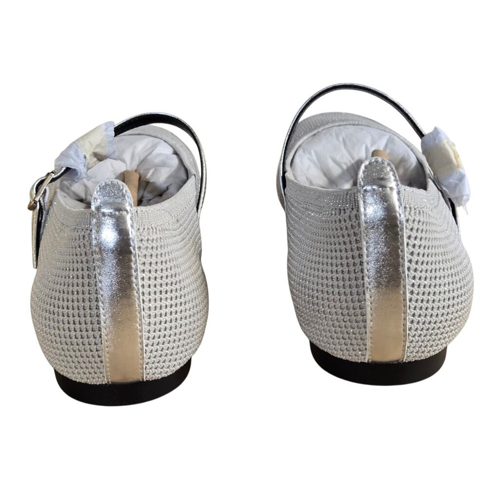 Mary Jane Single Strap Mary Jane Silver | Size 7 Women’s | Cosy Island - Picture 6 of 8